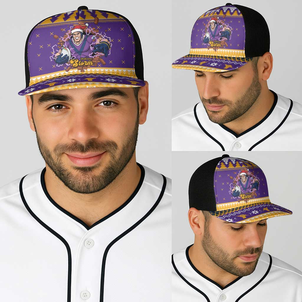 Melbourne Thunderbolt Santa Baseball Net Cap Christmas Rugby League Spirit - Aussie Hoodie