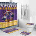 Melbourne Thunderbolt Santa Personalised Bathroom Set Christmas Rugby League Spirit - Aussie Hoodie