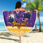 Melbourne Thunderbolt Santa Personalised Beach Blanket Christmas Rugby League Spirit - Aussie Hoodie