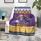 Melbourne Thunderbolt Santa Personalised Blanket Christmas Rugby League Spirit - Aussie Hoodie