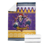 Melbourne Thunderbolt Santa Personalised Blanket Christmas Rugby League Spirit - Aussie Hoodie