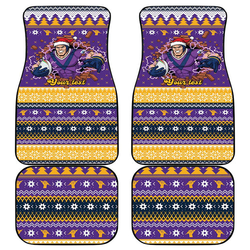 Melbourne Thunderbolt Santa Personalised Car Mats Christmas Rugby League Spirit - Aussie Hoodie