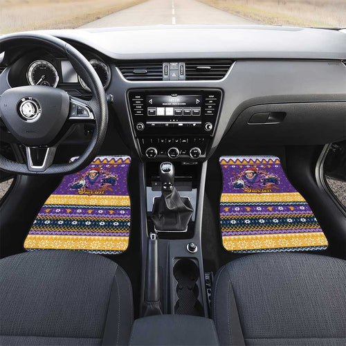 Melbourne Thunderbolt Santa Personalised Car Mats Christmas Rugby League Spirit - Aussie Hoodie
