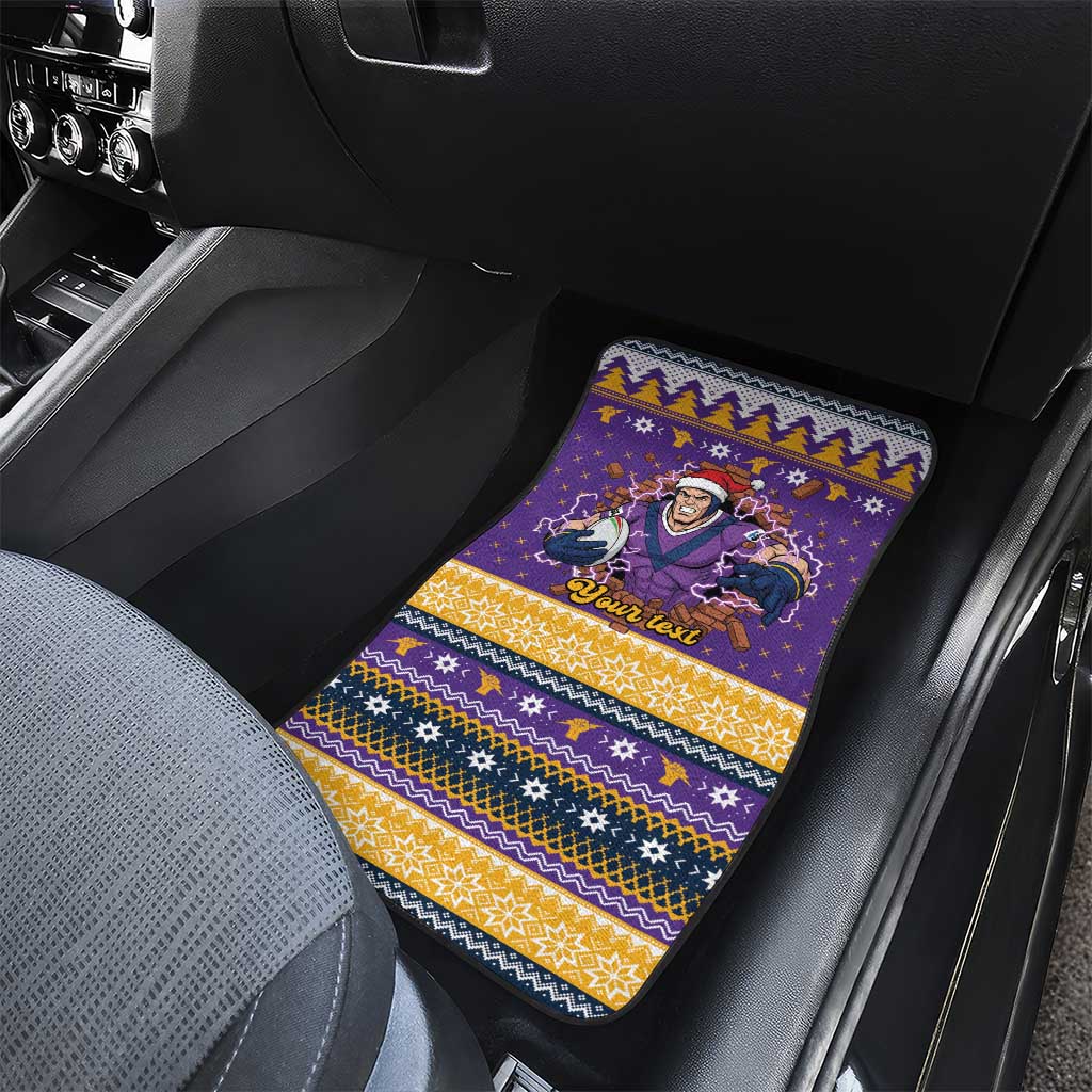 Melbourne Thunderbolt Santa Personalised Car Mats Christmas Rugby League Spirit - Aussie Hoodie