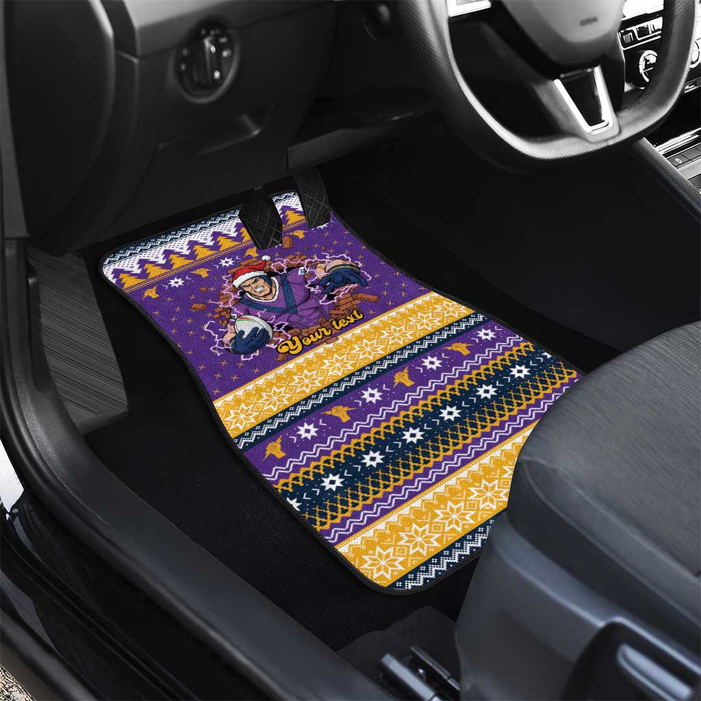 Melbourne Thunderbolt Santa Personalised Car Mats Christmas Rugby League Spirit - Aussie Hoodie