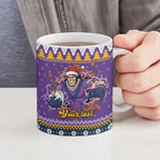 Melbourne Thunderbolt Santa Personalised Ceramic Mug Christmas Rugby League Spirit - Aussie Hoodie