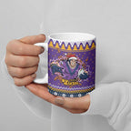Melbourne Thunderbolt Santa Personalised Ceramic Mug Christmas Rugby League Spirit - Aussie Hoodie