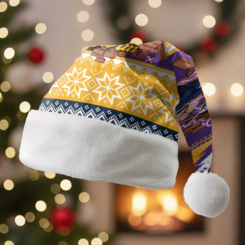 Melbourne Thunderbolt Santa Personalised Christmas Santa Hat Christmas Rugby League Spirit - Aussie Hoodie