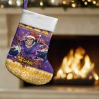 Melbourne Thunderbolt Santa Personalised Christmas Stocking Christmas Rugby League Spirit - Aussie Hoodie