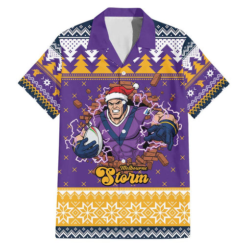 Melbourne Thunderbolt Santa Personalised Family Matching Mermaid Dress and Hawaiian Shirt Christmas Rugby League Spirit - Aussie Hoodie