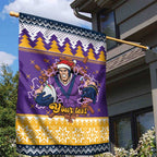 Melbourne Thunderbolt Santa Personalised Garden Flag Christmas Rugby League Spirit - Aussie Hoodie