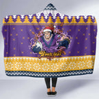 Melbourne Thunderbolt Santa Personalised Hooded Blanket Christmas Rugby League Spirit - Aussie Hoodie
