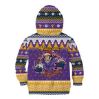 Melbourne Thunderbolt Santa Personalised Kid Hoodie Christmas Rugby League Spirit - Aussie Hoodie