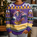 Melbourne Thunderbolt Santa Personalised Kid Ugly Christmas Sweater Christmas Rugby League Spirit - Aussie Hoodie