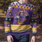 Melbourne Thunderbolt Santa Personalised Ugly Christmas Sweater Christmas Rugby League Spirit - Aussie Hoodie