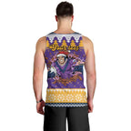Melbourne Thunderbolt Santa Personalised Men Tank Top Christmas Rugby League Spirit - Aussie Hoodie