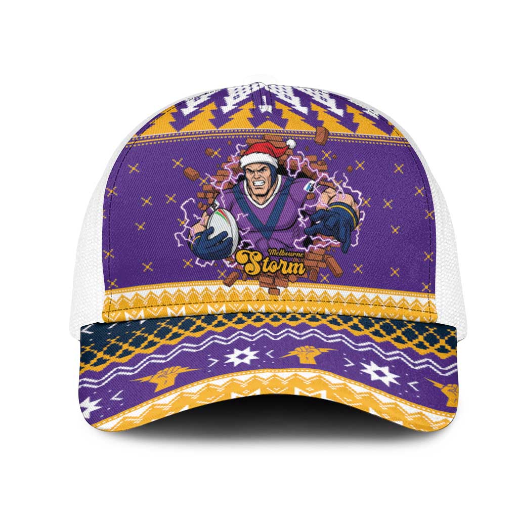 Melbourne Thunderbolt Santa Mesh Trucker Cap Christmas Rugby League Spirit - Aussie Hoodie