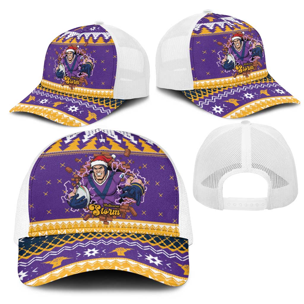 Melbourne Thunderbolt Santa Mesh Trucker Cap Christmas Rugby League Spirit - Aussie Hoodie