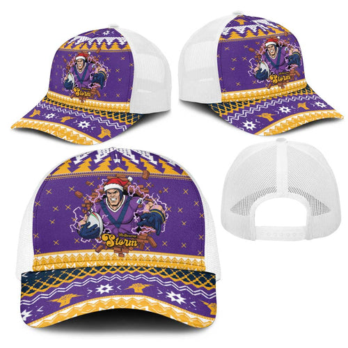Melbourne Thunderbolt Santa Mesh Trucker Cap Christmas Rugby League Spirit - Aussie Hoodie