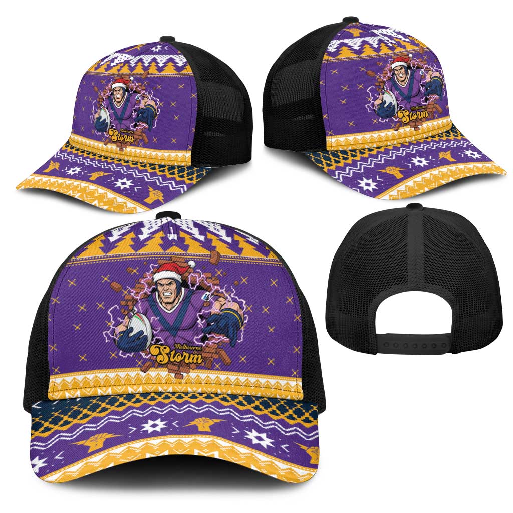 Melbourne Thunderbolt Santa Mesh Trucker Cap Christmas Rugby League Spirit - Aussie Hoodie