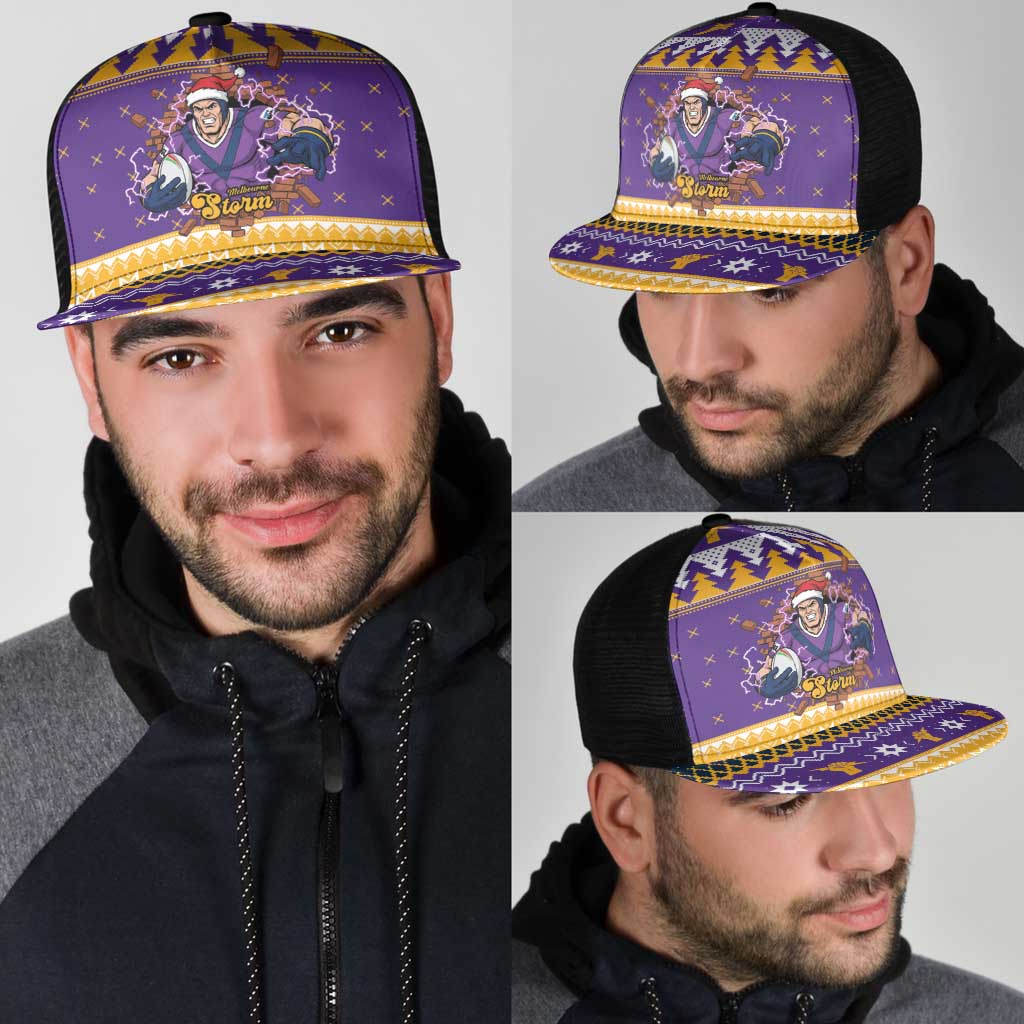 Melbourne Thunderbolt Santa Mesh Trucker Cap Christmas Rugby League Spirit - Aussie Hoodie
