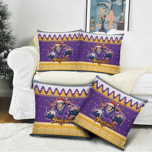 Melbourne Thunderbolt Santa Personalised Pillow Cover Christmas Rugby League Spirit - Aussie Hoodie