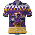 Melbourne Thunderbolt Santa Personalised Polo Shirt Christmas Rugby League Spirit - Aussie Hoodie