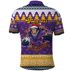 Melbourne Thunderbolt Santa Personalised Polo Shirt Christmas Rugby League Spirit - Aussie Hoodie