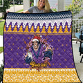 Melbourne Thunderbolt Santa Personalised Quilt Christmas Rugby League Spirit - Aussie Hoodie