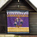Melbourne Thunderbolt Santa Personalised Quilt Christmas Rugby League Spirit - Aussie Hoodie