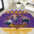 Melbourne Thunderbolt Santa Personalised Round Carpet Christmas Rugby League Spirit - Aussie Hoodie