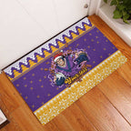 Melbourne Thunderbolt Santa Personalised Rubber Doormat Christmas Rugby League Spirit - Aussie Hoodie