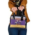 Melbourne Thunderbolt Santa Personalised Shoulder Handbag Christmas Rugby League Spirit - Aussie Hoodie