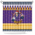 Melbourne Thunderbolt Santa Personalised Shower Curtain Christmas Rugby League Spirit - Aussie Hoodie