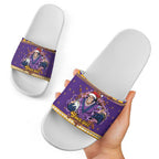 Melbourne Thunderbolt Santa Personalised Slide Sandals Christmas Rugby League Spirit - Aussie Hoodie