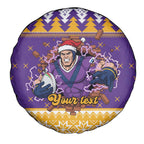 Melbourne Thunderbolt Santa Personalised Spare Tire Cover Christmas Rugby League Spirit - Aussie Hoodie