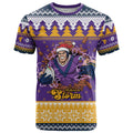Melbourne Thunderbolt Santa Personalised T Shirt Christmas Rugby League Spirit - Aussie Hoodie