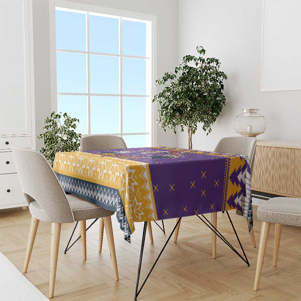 Melbourne Thunderbolt Santa Personalised Tablecloth Christmas Rugby League Spirit - Aussie Hoodie