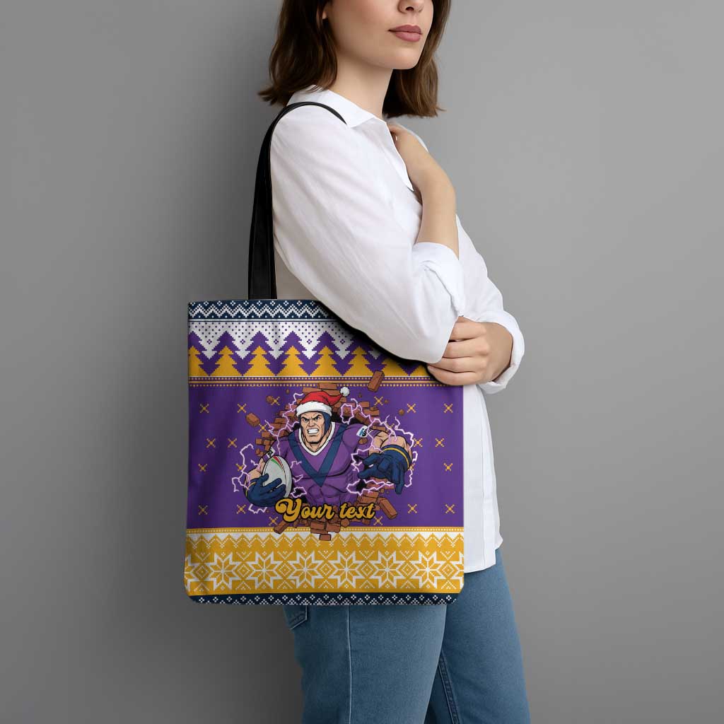 Melbourne Thunderbolt Santa Personalised Tote Bag Christmas Rugby League Spirit - Aussie Hoodie