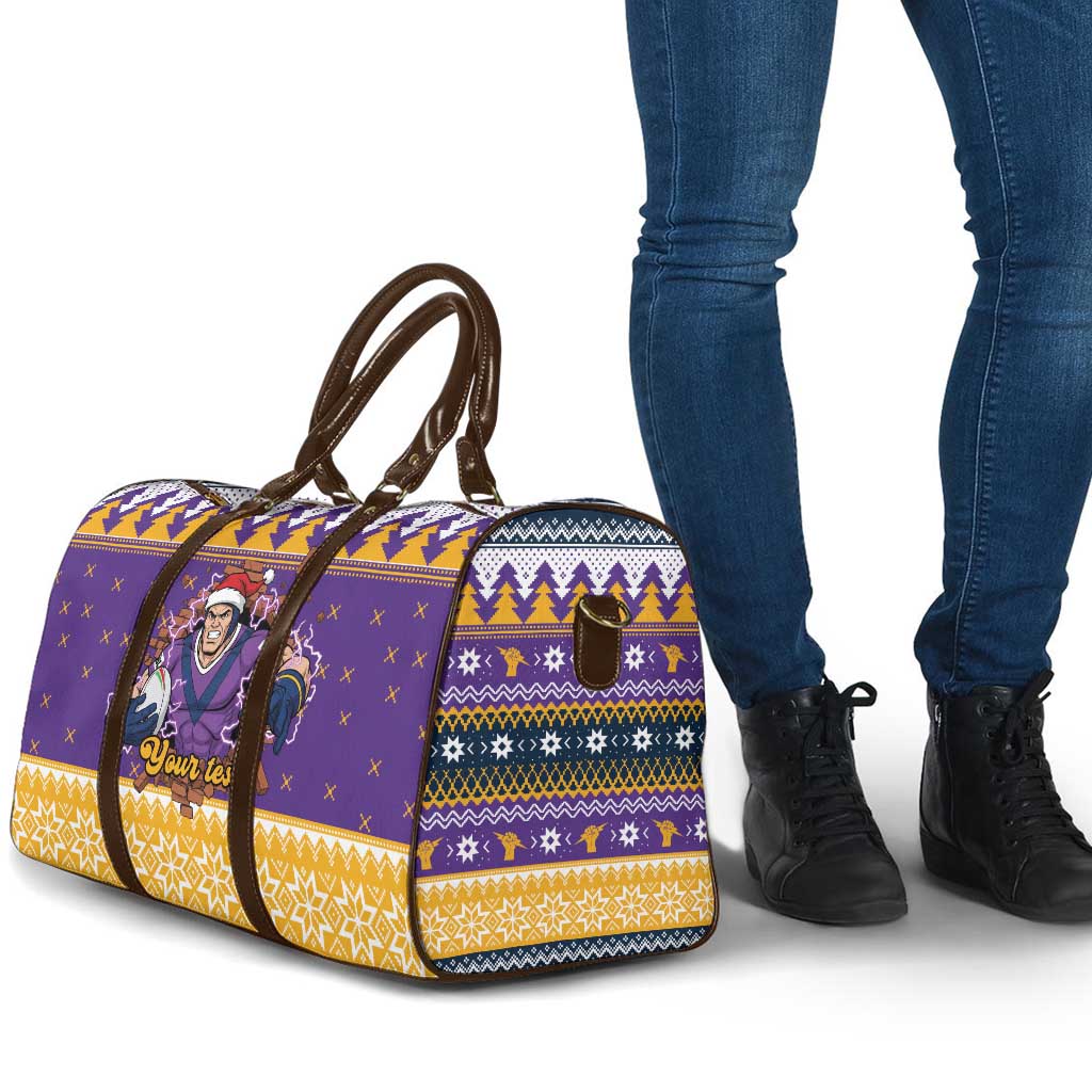 Melbourne Thunderbolt Santa Personalised Travel Bag Christmas Rugby League Spirit - Aussie Hoodie