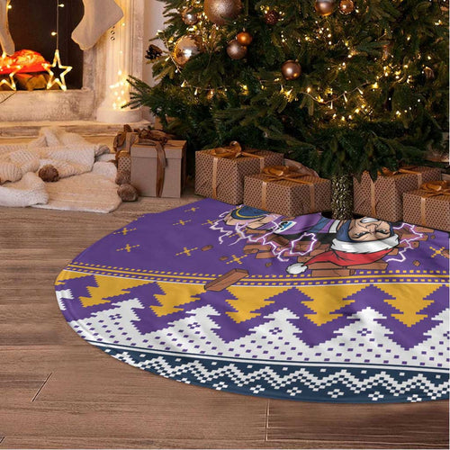 Melbourne Thunderbolt Santa Personalised Tree Skirt Christmas Rugby League Spirit - Aussie Hoodie