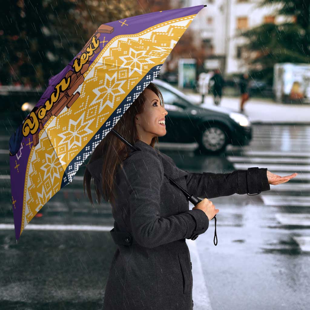 Melbourne Thunderbolt Santa Personalised Umbrella Christmas Rugby League Spirit - Aussie Hoodie