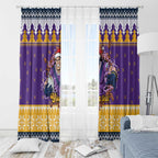 Melbourne Thunderbolt Santa Personalised Window Curtain Christmas Rugby League Spirit - Aussie Hoodie