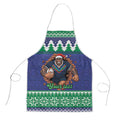 Merry Haka Warriors Personalised Apron Christmas Rugby League Spirit - Aussie Hoodie