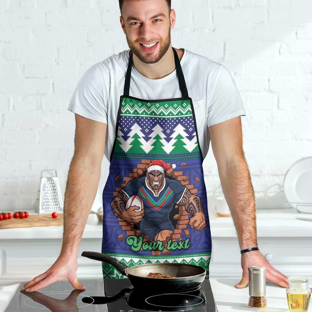 Merry Haka Warriors Personalised Apron Christmas Rugby League Spirit - Aussie Hoodie
