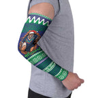 Merry Haka Warriors Personalised Arm Sleeves Christmas Rugby League Spirit - Aussie Hoodie
