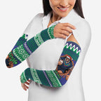 Merry Haka Warriors Personalised Arm Sleeves Christmas Rugby League Spirit - Aussie Hoodie
