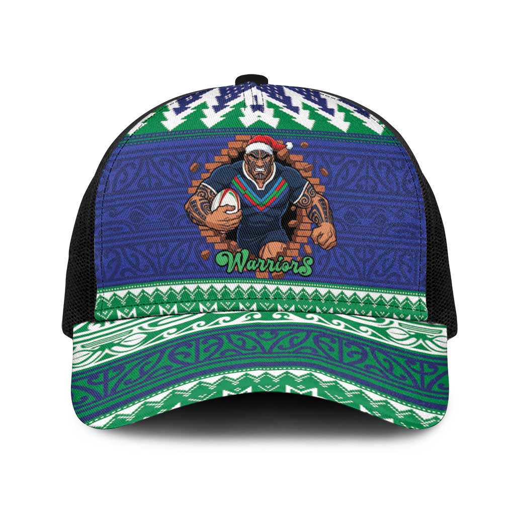 Merry Haka Warriors Baseball Net Cap Christmas Rugby League Spirit - Aussie Hoodie