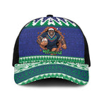 Merry Haka Warriors Baseball Net Cap Christmas Rugby League Spirit - Aussie Hoodie