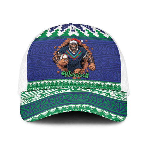 Merry Haka Warriors Baseball Net Cap Christmas Rugby League Spirit - Aussie Hoodie